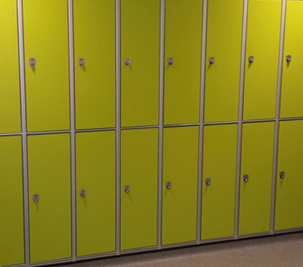 Male and Female Changing Rooms available complete with Lockers