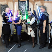 Grey Jedi Order cosplay