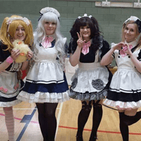 The Hanami Maids Cafe performing Live