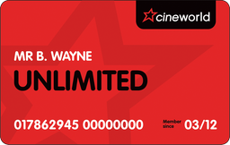Cineworld Unlimited Card holders special offer