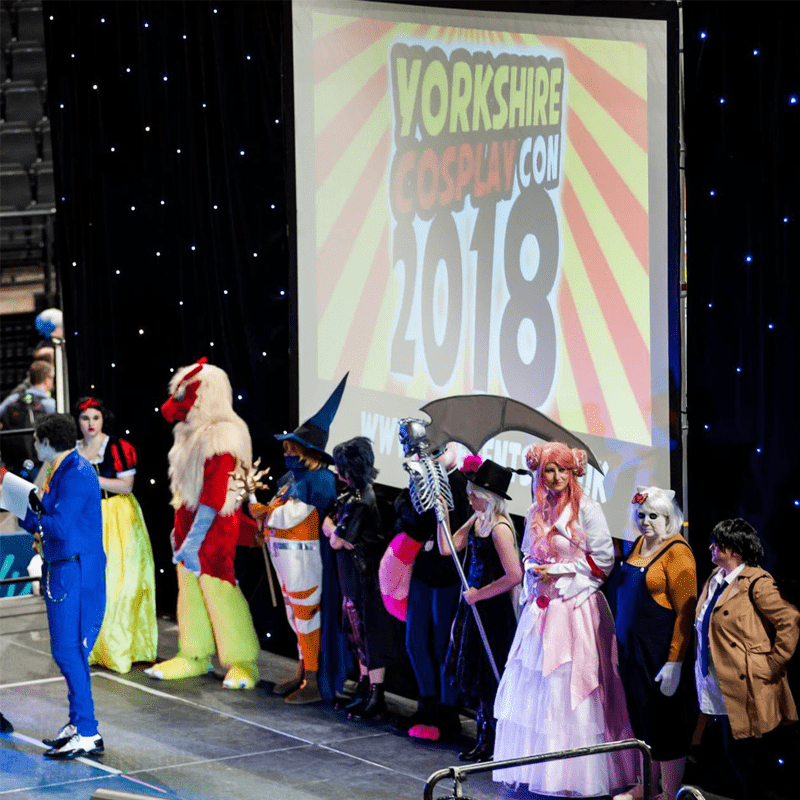 Foto de Cosplayer Masculino Na Convenção De Cosplay De Yorkshire e